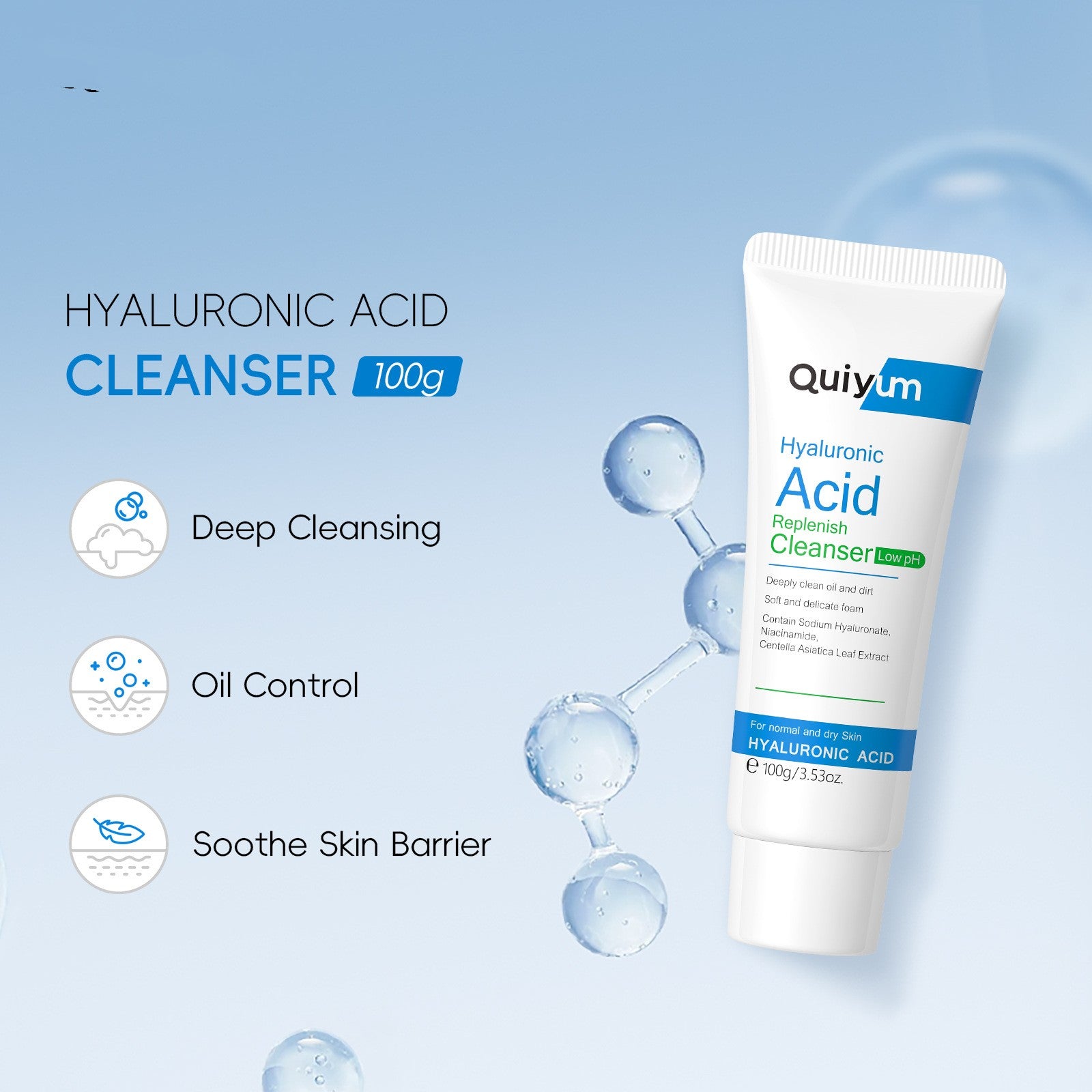 Manfirm Advanced Hyaluronic Acid Face Wash