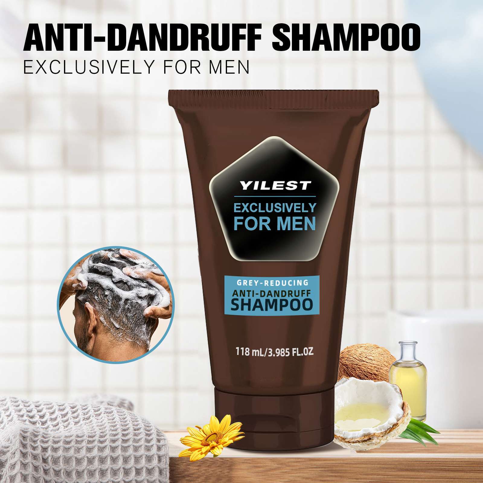 Manfirm Scalp Defense Anti-Dandruff Shampoo