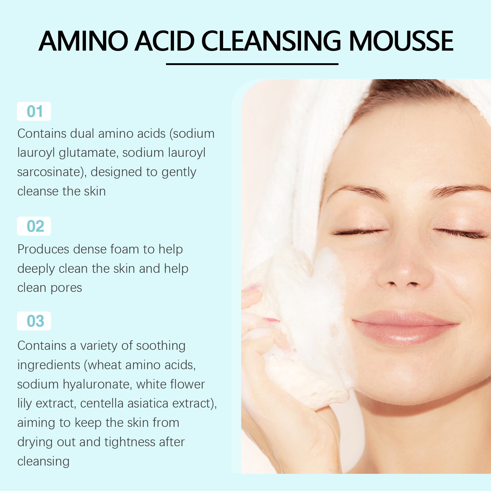 Manfirm Amino Acid Foaming Facial Cleanser